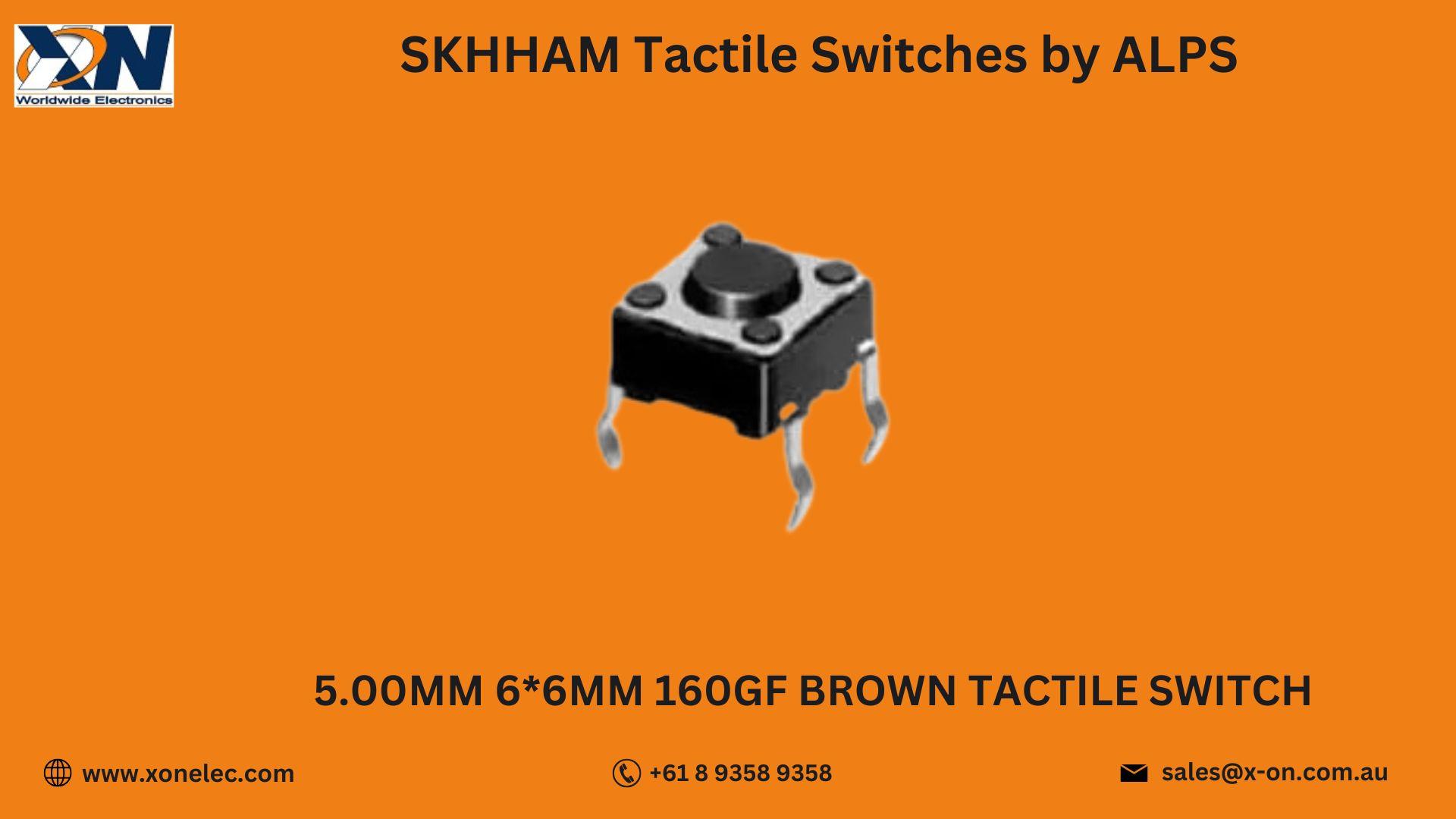 SKHHAM Tactile Switches by ALPS – Buy Online at XON image