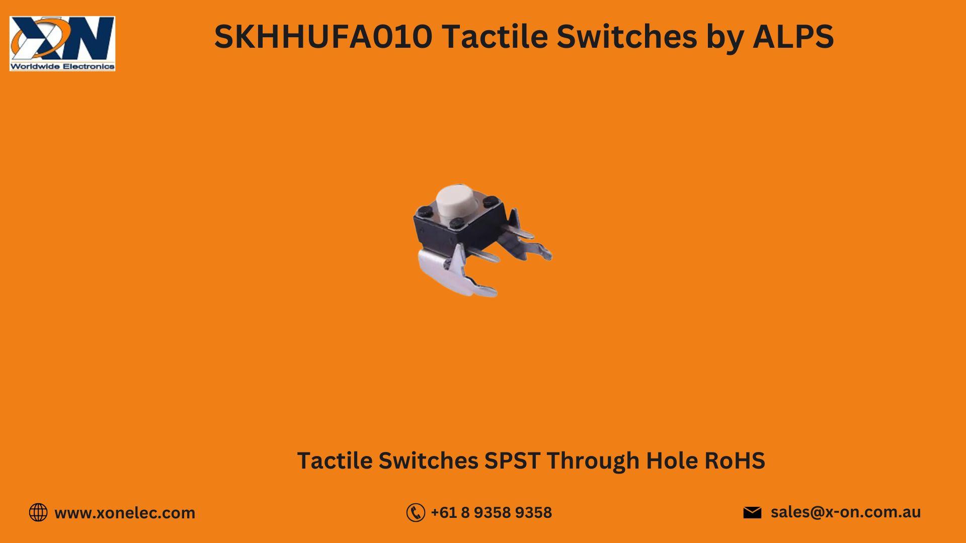 SKHHUFA010 Tactile Switches by ALPS – Buy Online at XON image
