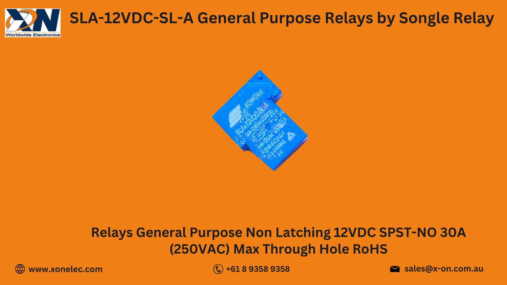 SLA-12VDC-SL-A Relay by Songle Relay – Buy Online at XON image
