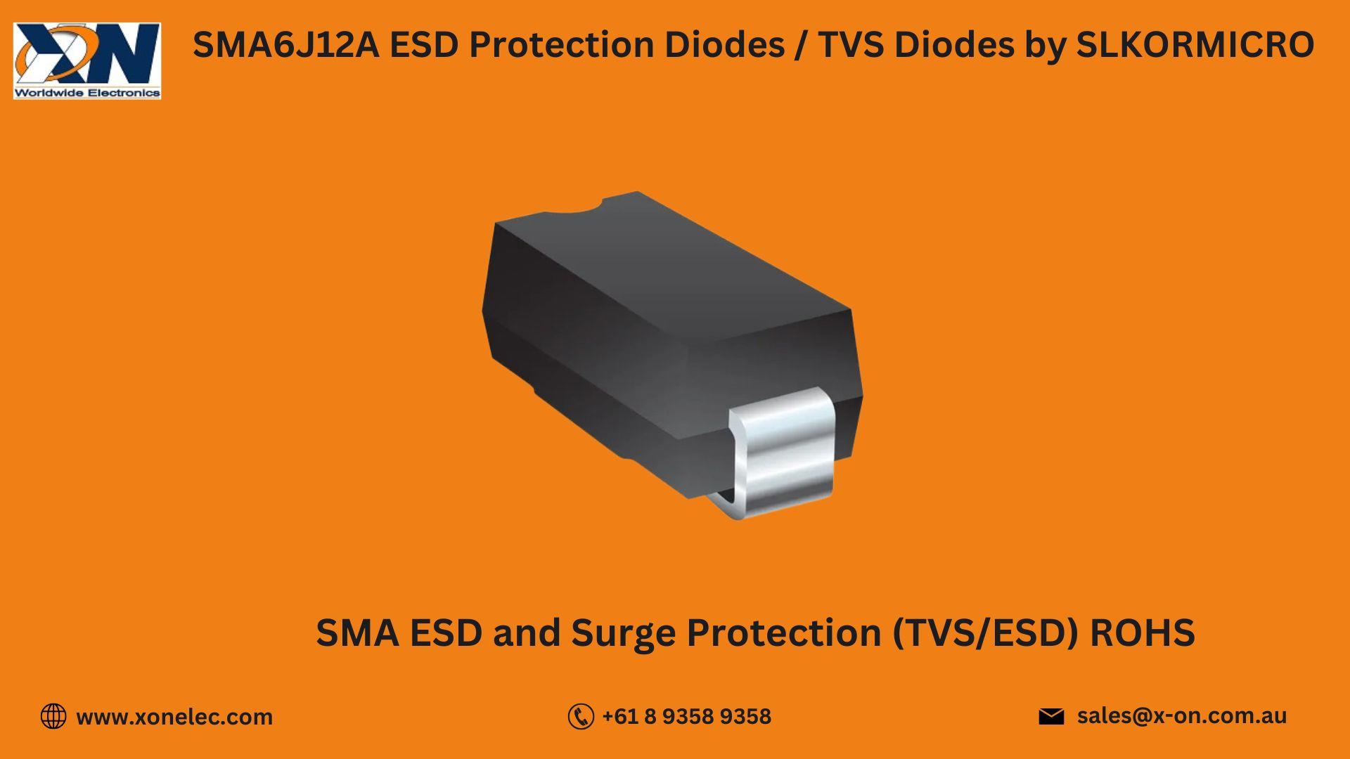 SMA6J12A TVS Diodes by SLKORMICRO – Buy Online at XON image
