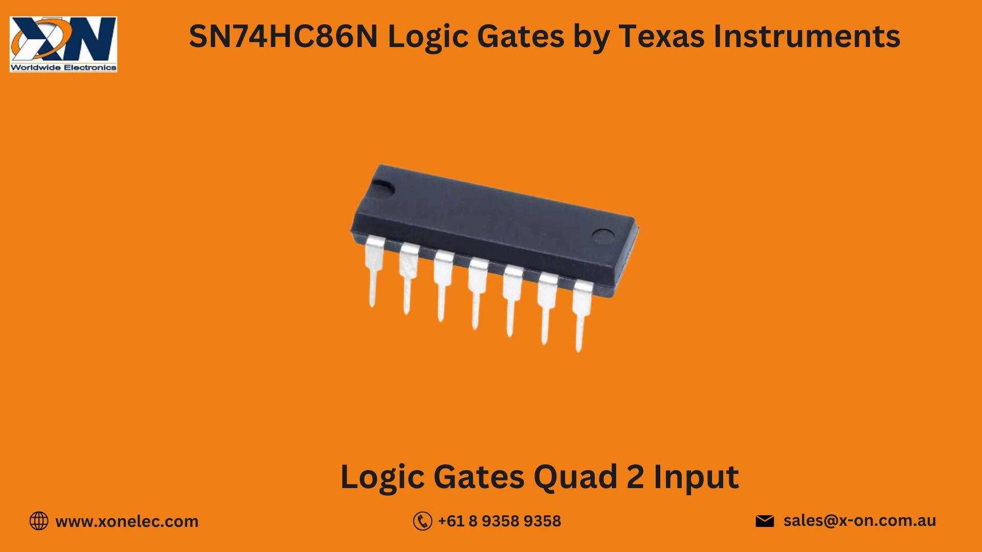 SN74HC86N Logic Gates by Texas Instruments – Buy Online at XON image