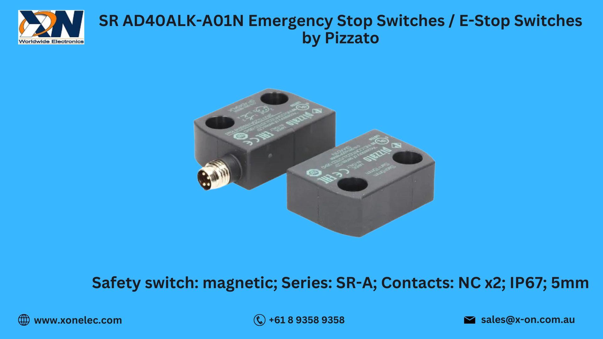 SR AD40ALK-A01N E-Stop Switch | Pizzato image