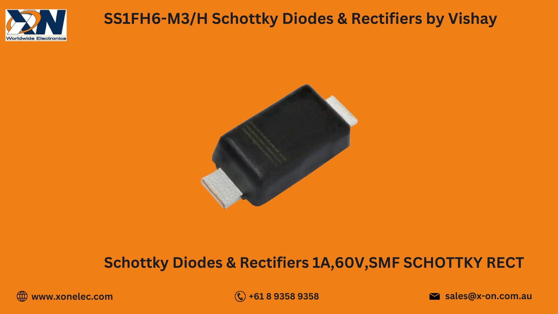 SS1FH6-M3/H Diodes by Vishay – Buy Online at XON image