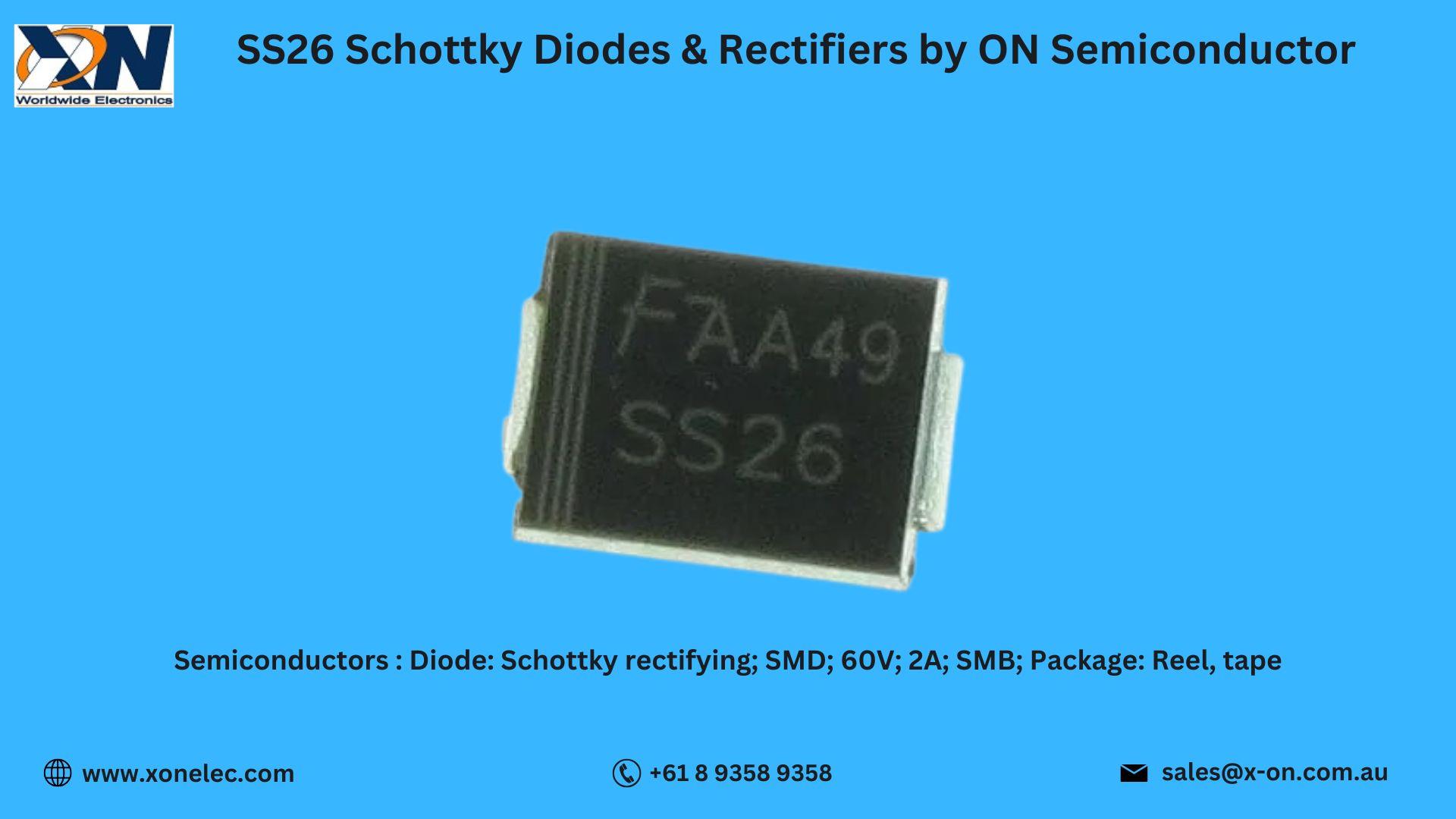 SS26 Schottky Diodes by Yangjie – Buy Online at XON image