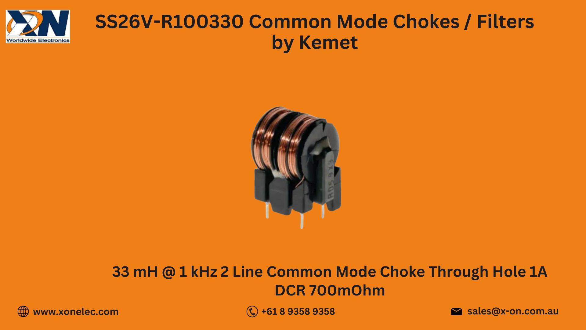 SS26V-R100330 Common Mode Chokes / Filters by Kemet image