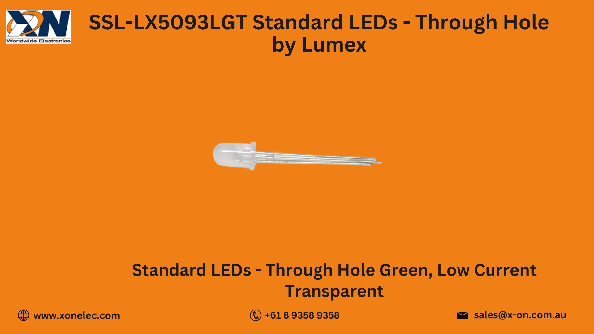 Lumex SSL-LX5093LGT Standard LED – Through Hole image