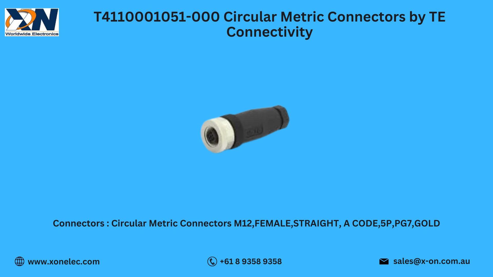 T4110001051-000 Circular Connectors Buy Online at XON image