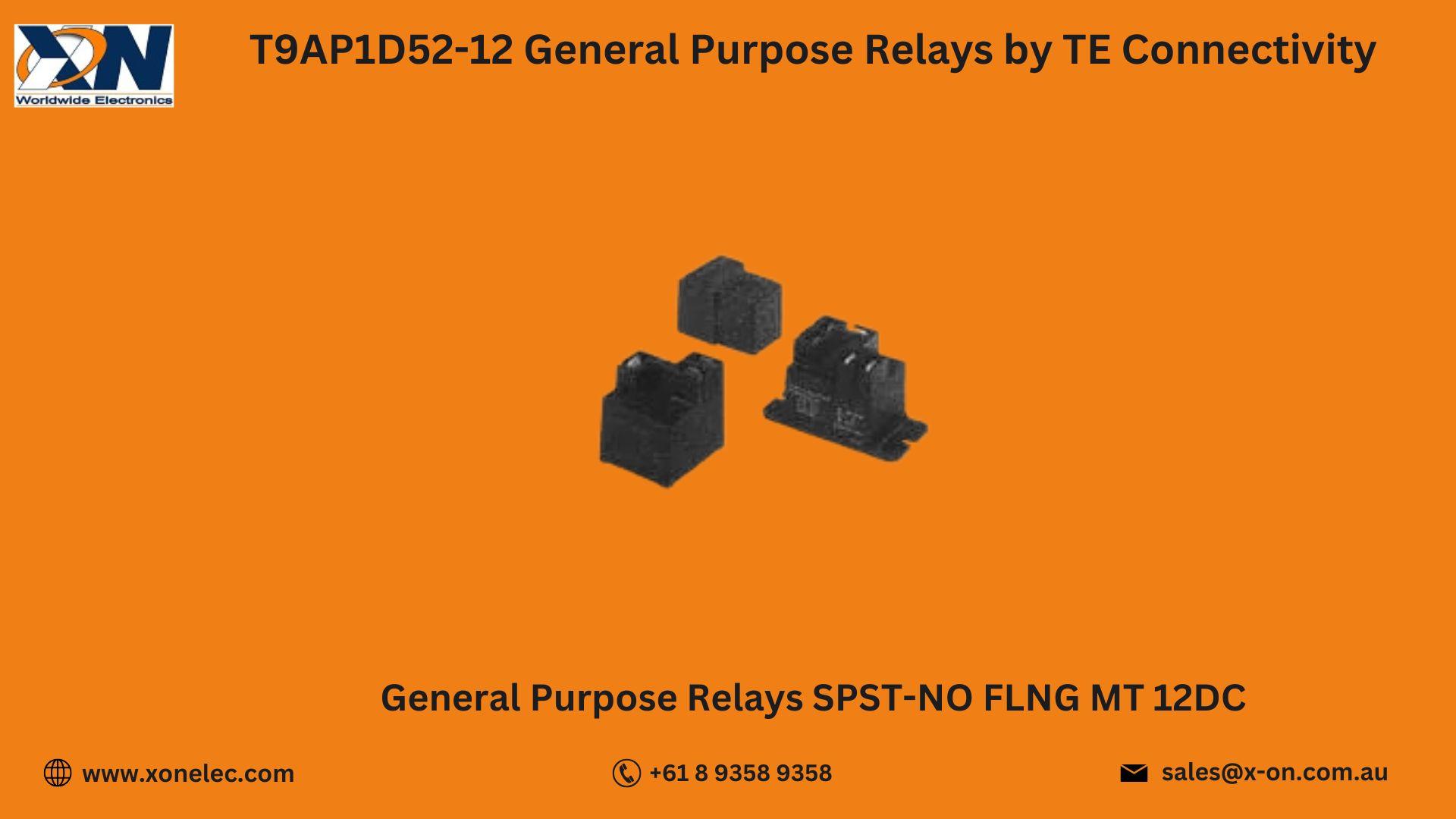T9AP1D52-12 Relay by TE Connectivity – Buy Online at XON image