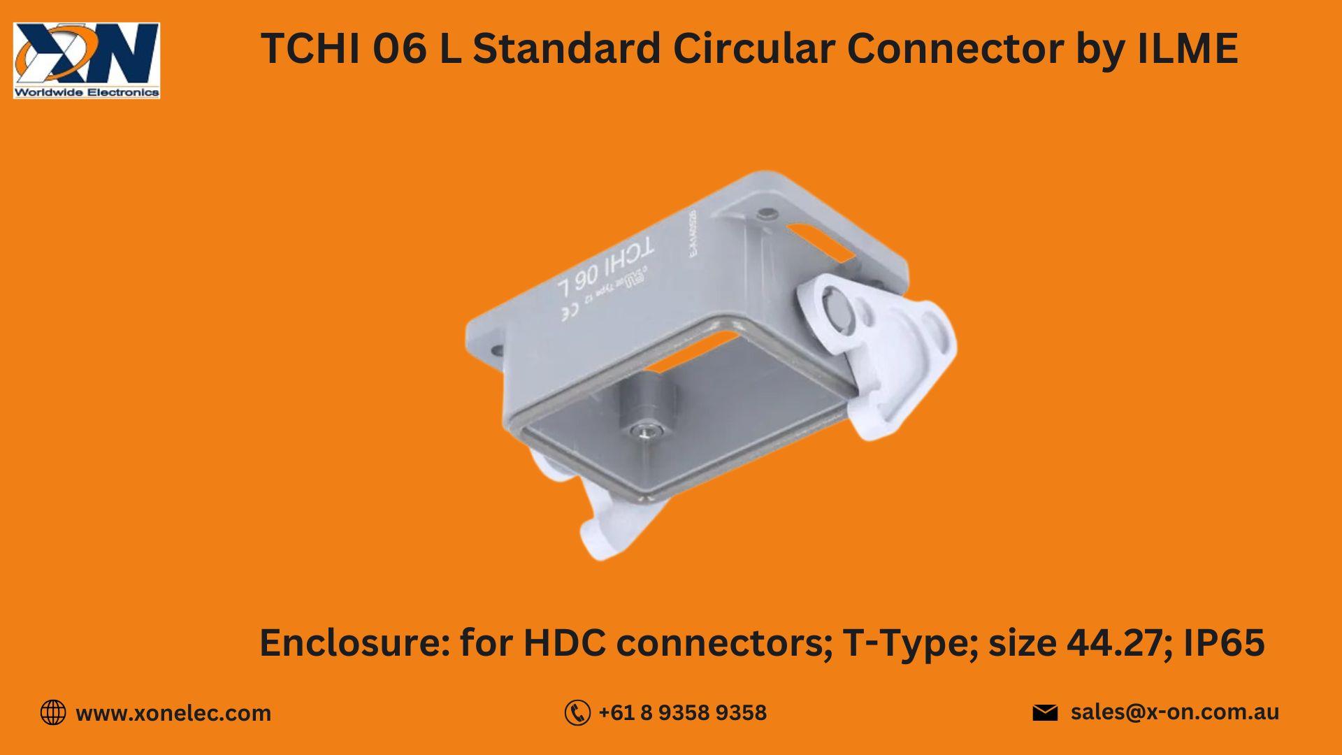 TCHI 06 L Circular Connector by ILME – Buy Online at XON image