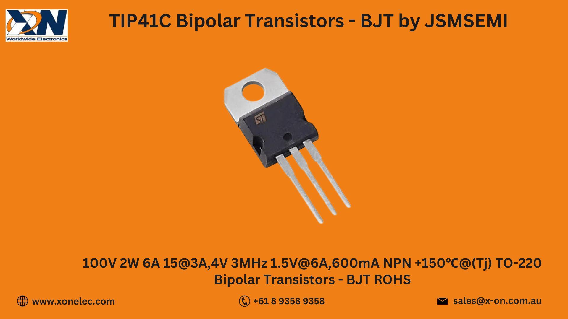 TIP41C Bipolar Transistors by JSMSEMI – Buy Online at XON image