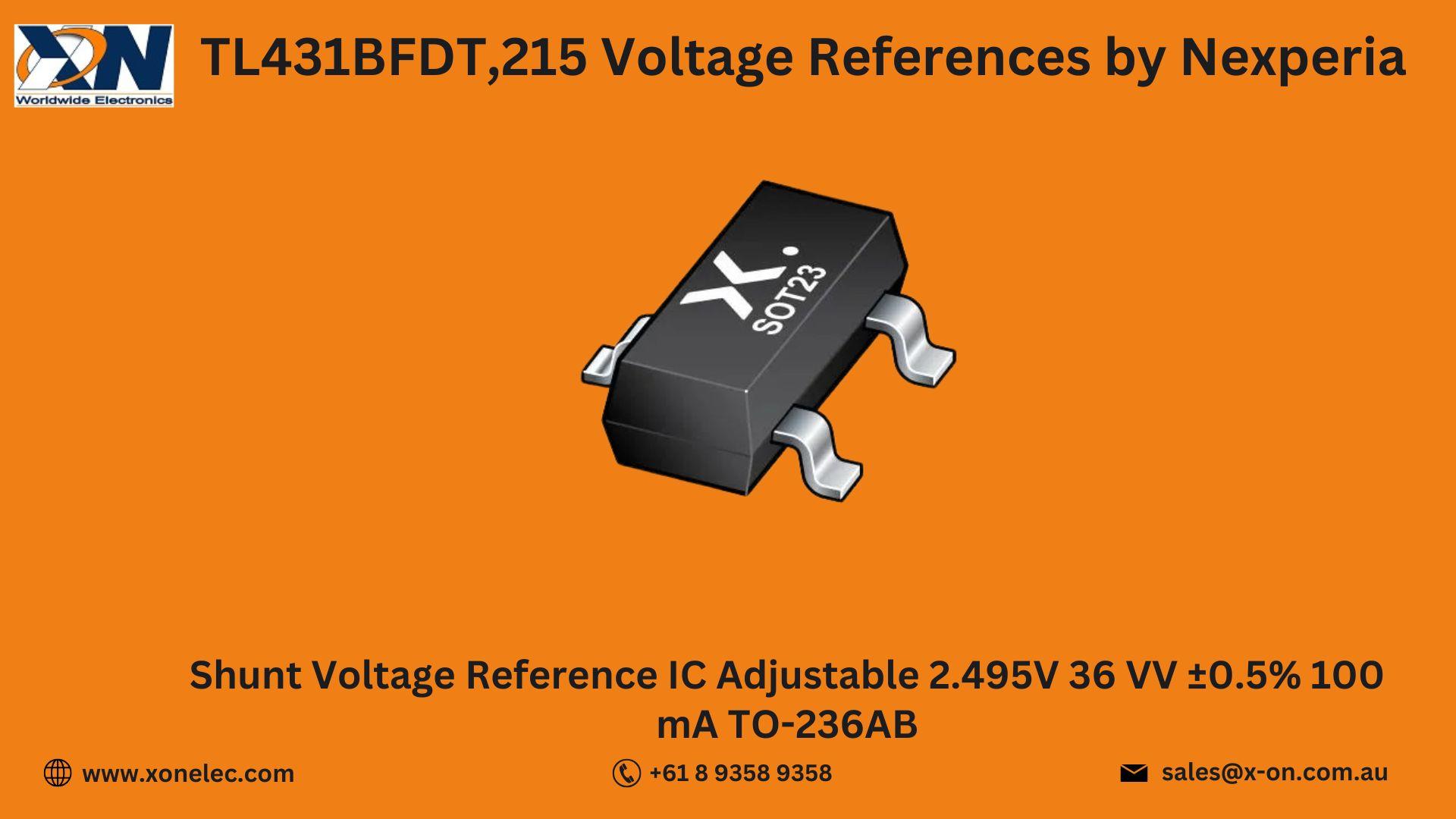 TL431BFDT,215 Voltage References by Nexperia – Buy Online at XON image