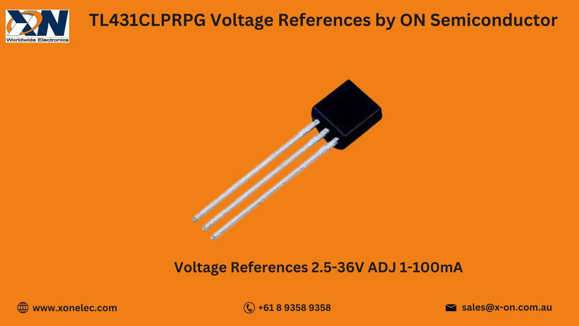 TL431CLPRPG Voltage References by ON Semiconductor – Buy Online at XON image