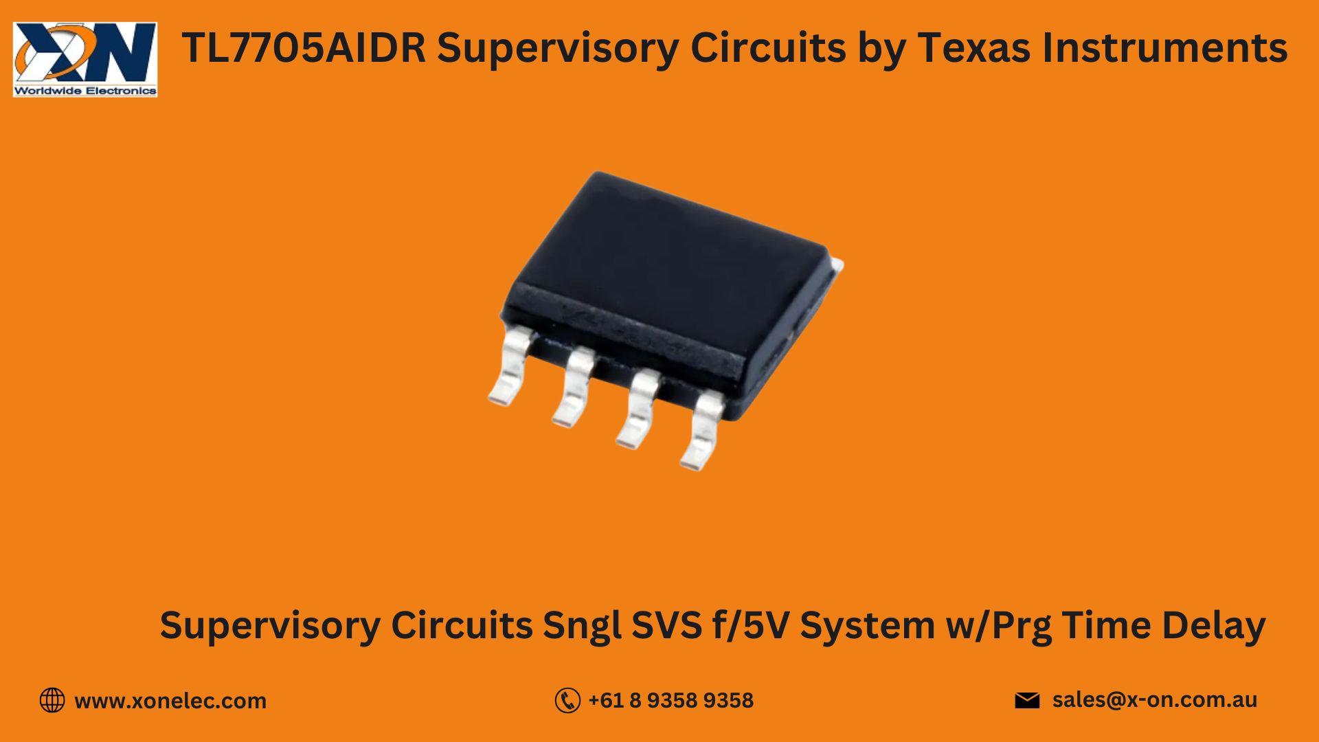 TL7705AIDR Supervisory Circuits by Texas Instruments – Buy Online at XON image