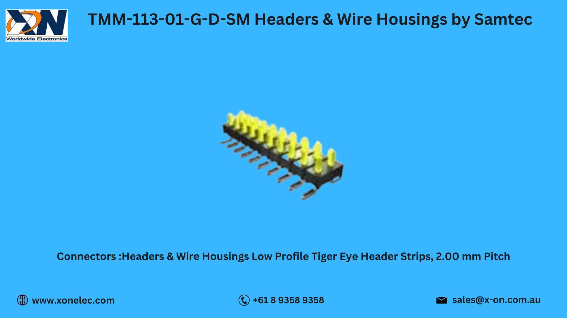 TMM-113-01-G-D-SM Samtec Headers – Buy Online at XON image