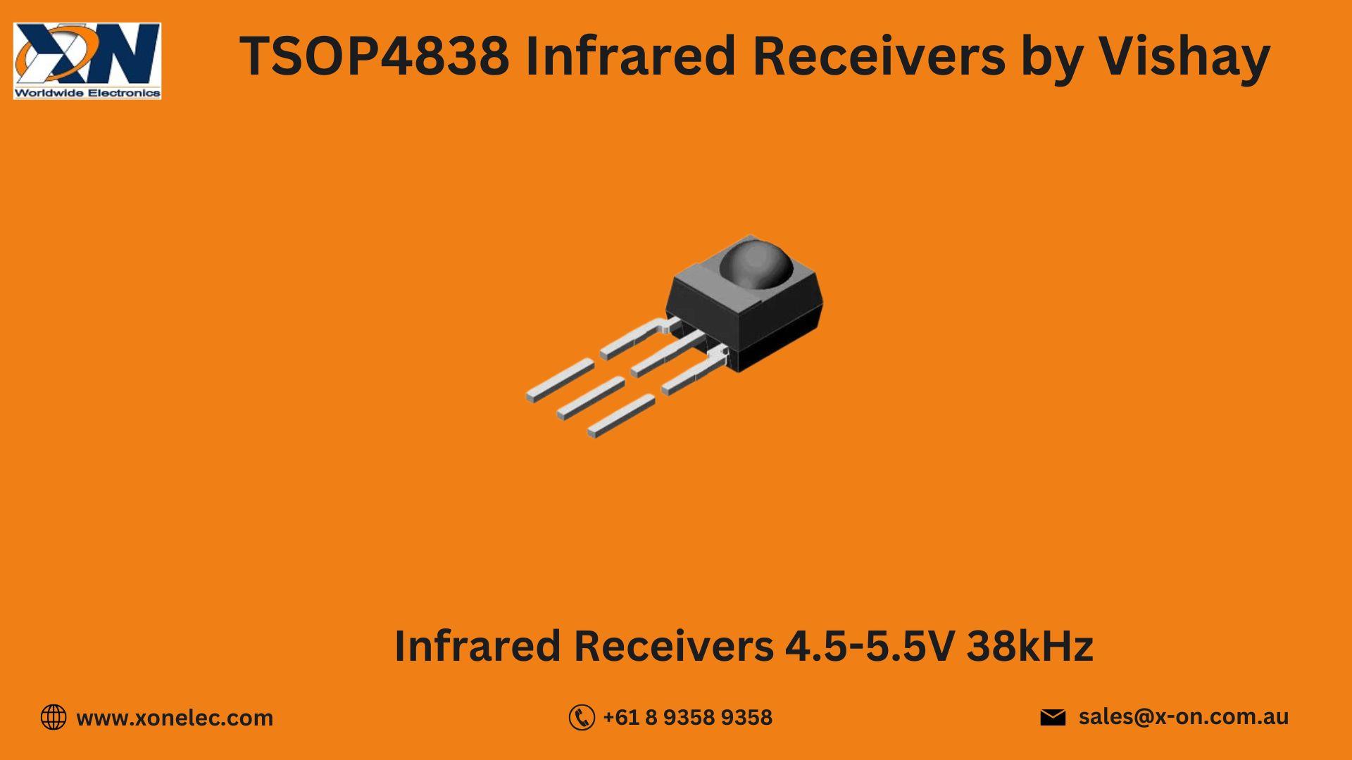 TSOP4838 Infrared Receivers by Vishay – Buy Online at XON image