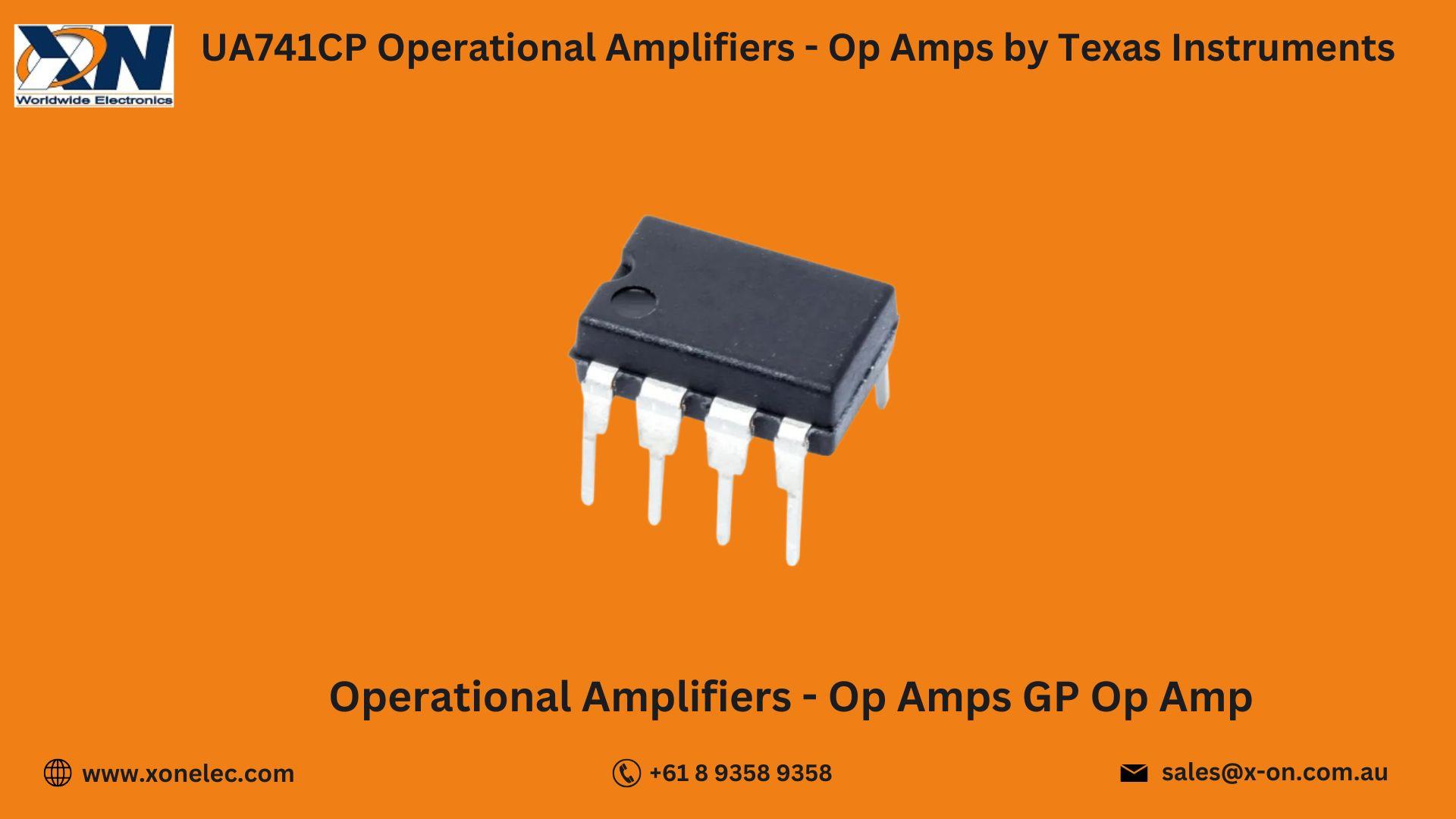 UA741CP Op Amps by Texas Instruments – Buy Online at XON image