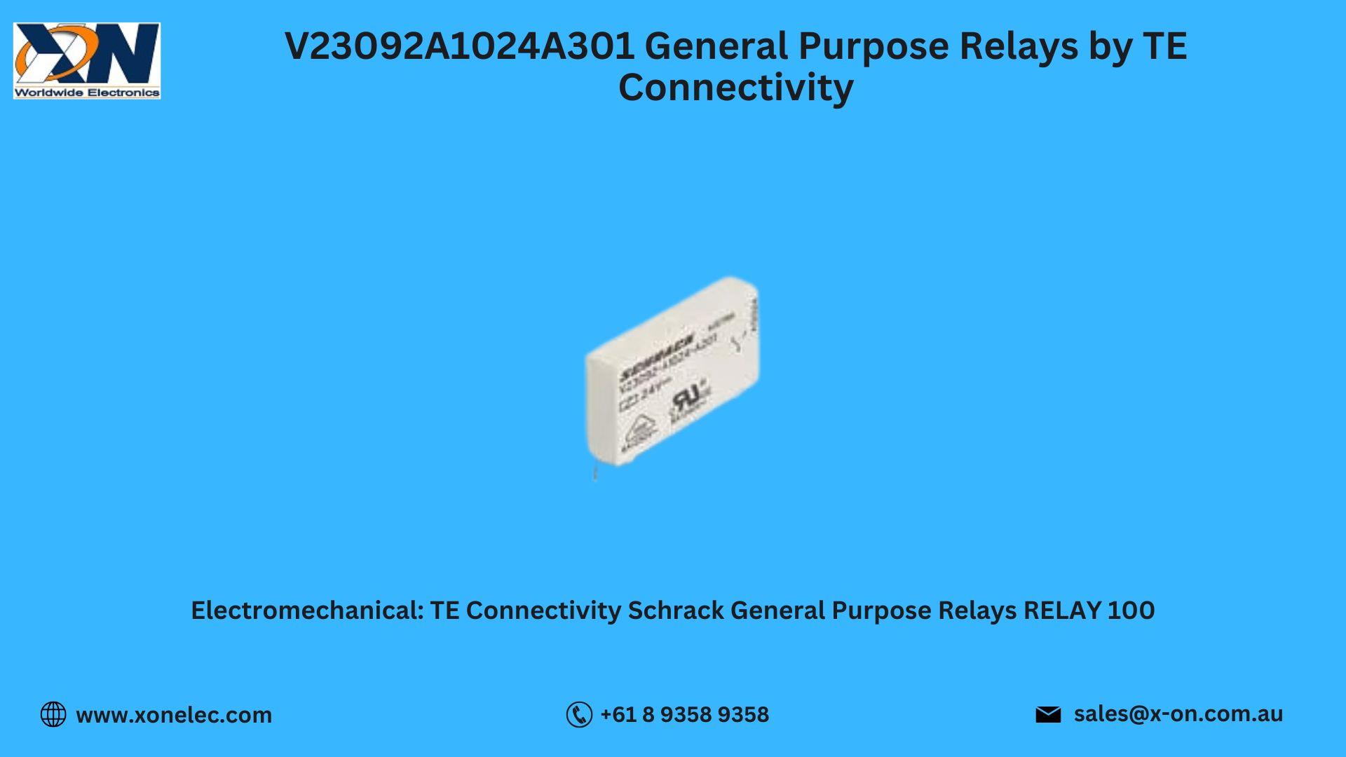 V23092A1024A301 General Purpose Relays by TE – Buy at XON image