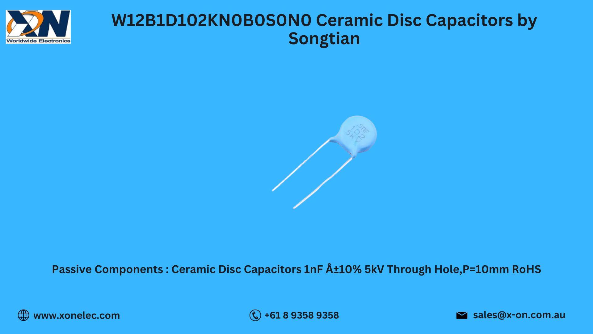 W12B1D102KN0B0S0N0 Capacitors – Buy at XON image