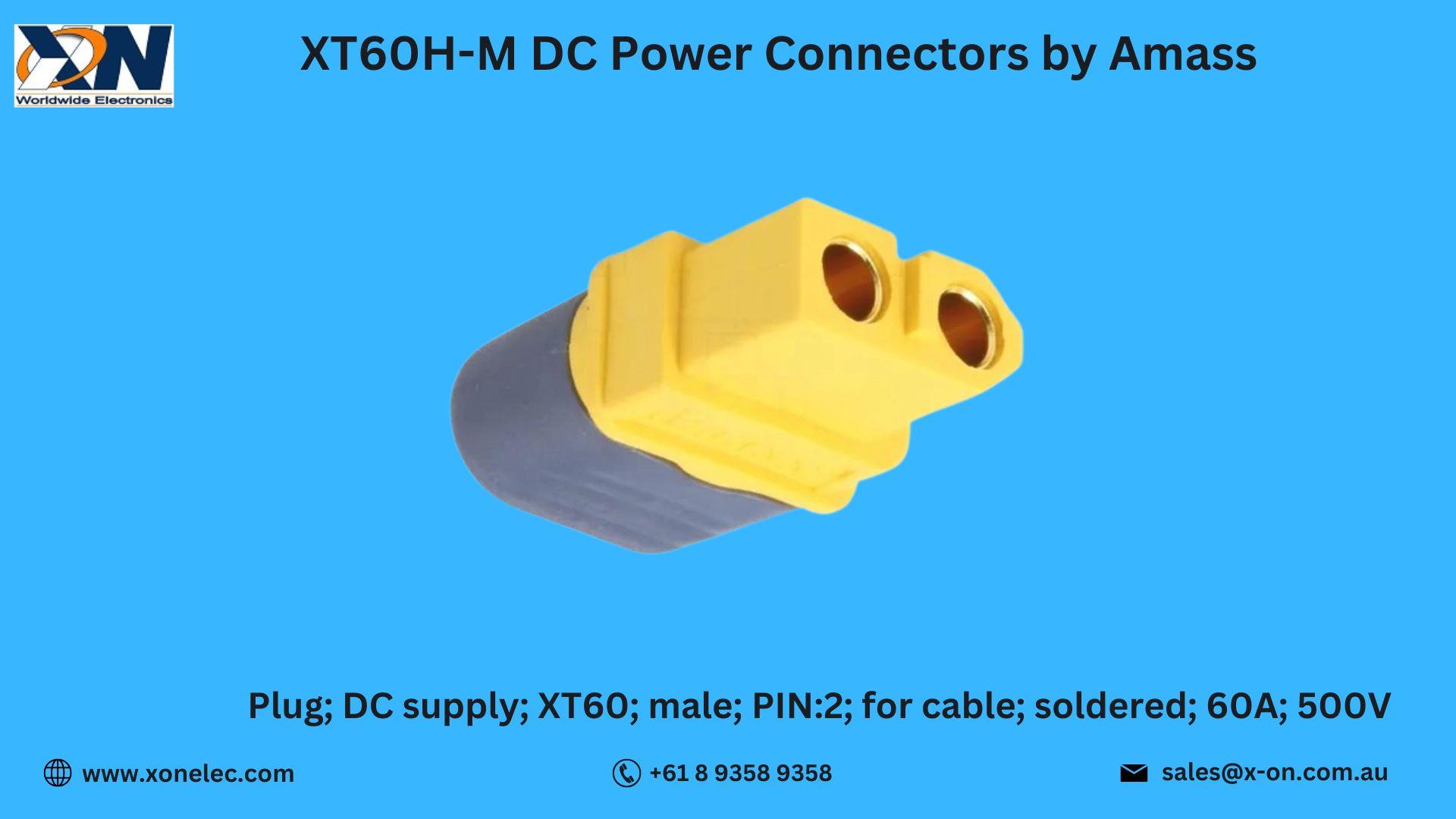 XT60H-M Amass DC Power Connectors by Amass – Buy Online at XON image