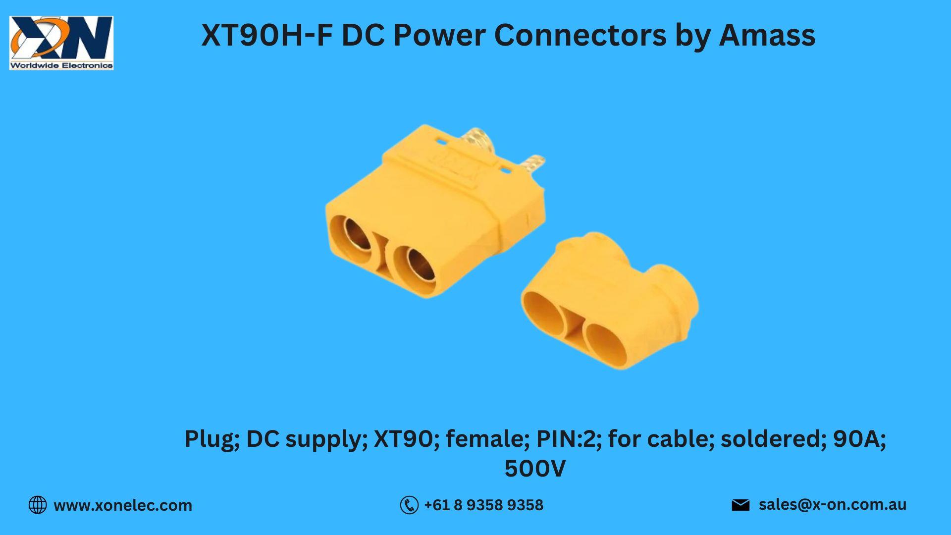 XT90H-F Amass DC Power Connectors – Buy Online at XON image