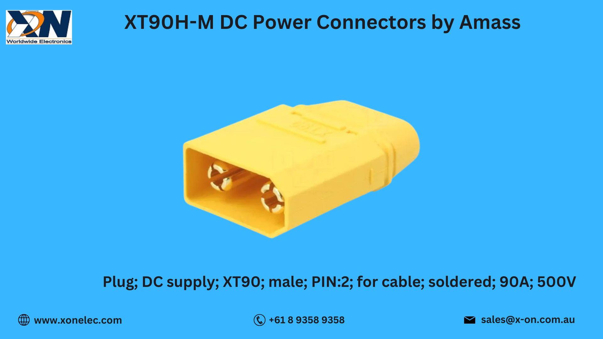 XT90H-M Amass DC Power Connectors – Buy Online at XON image