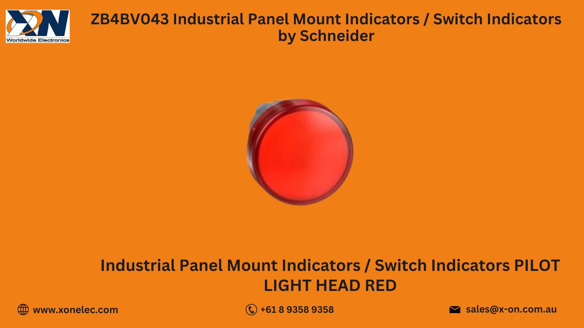 ZB4BV043 Panel Mount Indicator by Schneider | Buy Online at XON image