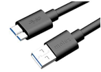 Pack of 2 USB Cables/IEEE 1394 Cables USB CBL ASY TYP CtoC USB3.1 GEN2 0.8M LTH, 68798-0004 